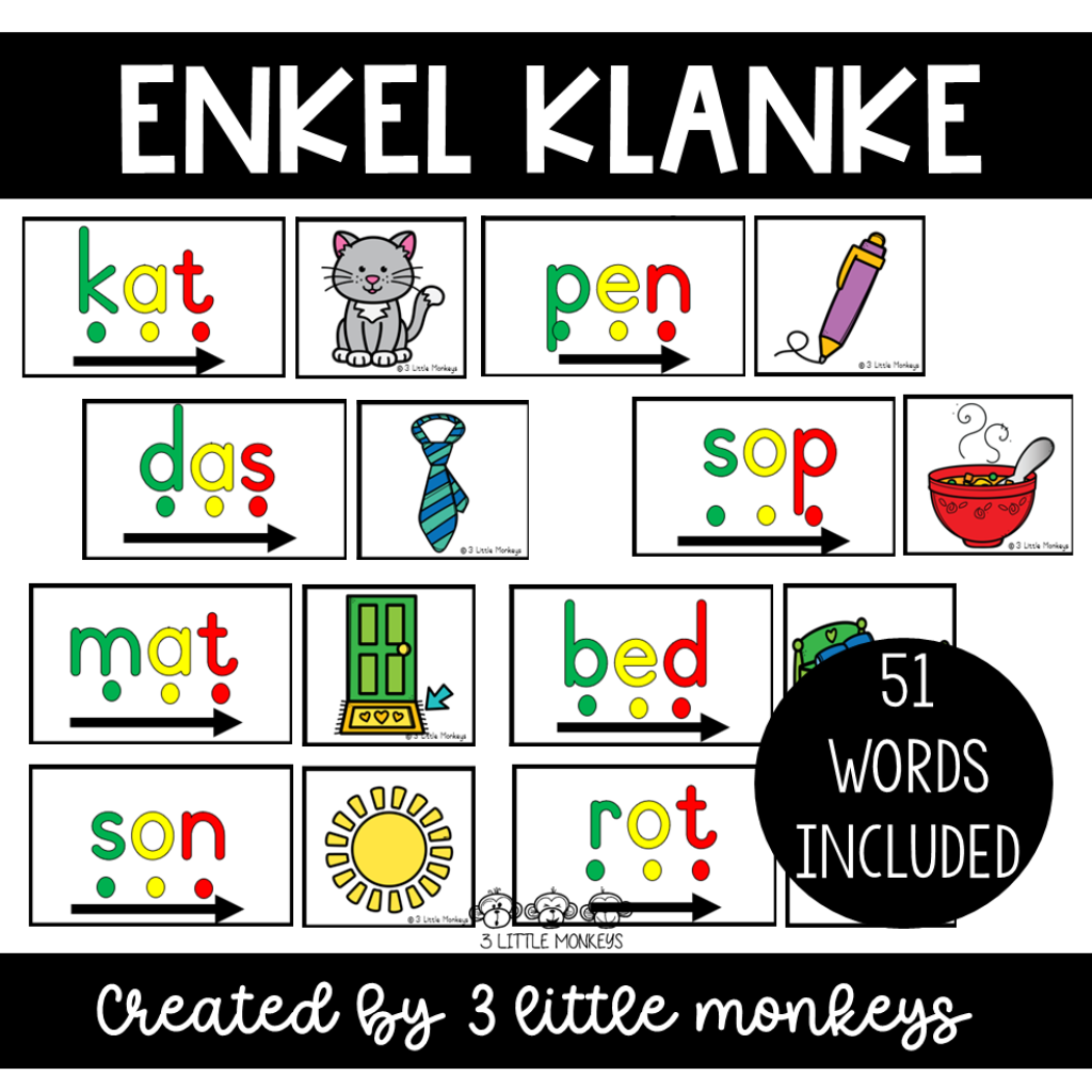 Enkel Klanke PDF 3 Little Monkeys enkel-klanke-pdf-3-little-monkeys