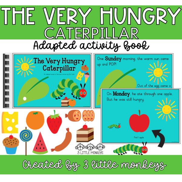The Very Hungry Caterpillar Activity Book - PDF » 3 Little Monkeys